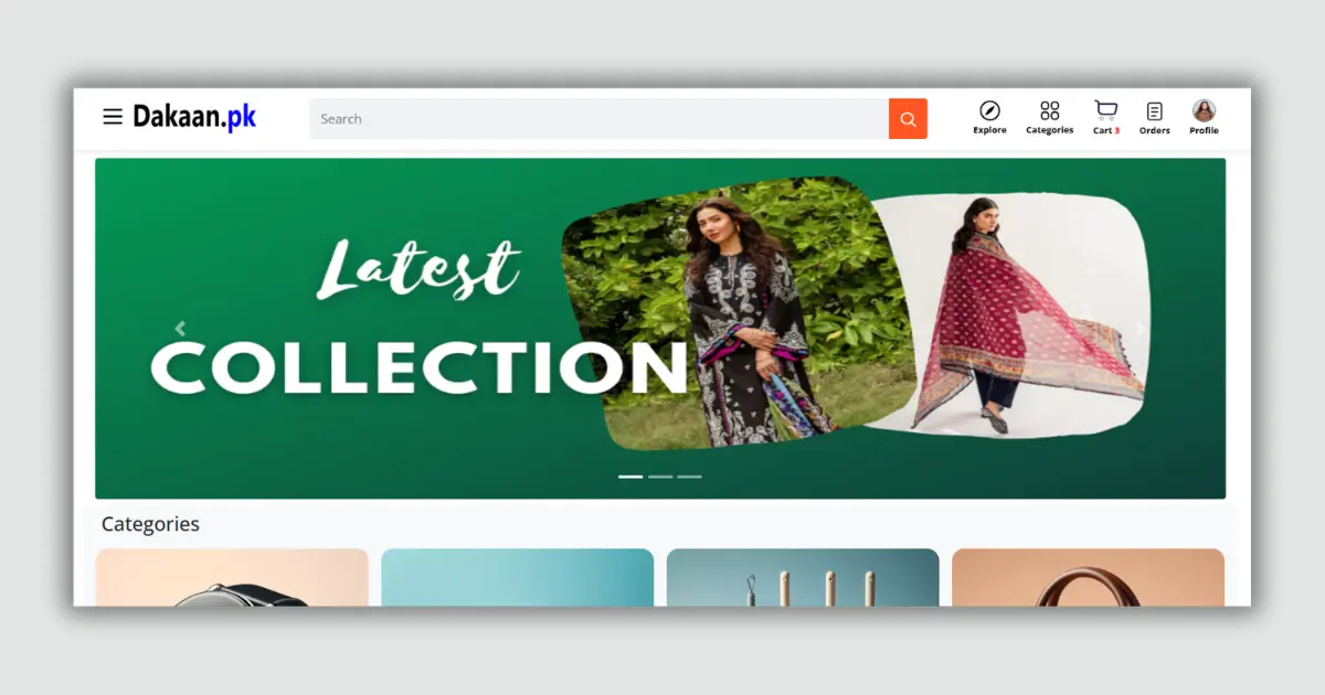 dakaan.pk online shopping platform