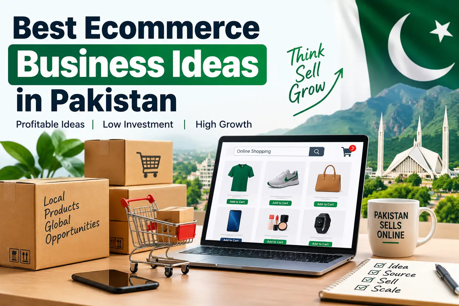 Best Ecommerce Business Ideas in Pakistan