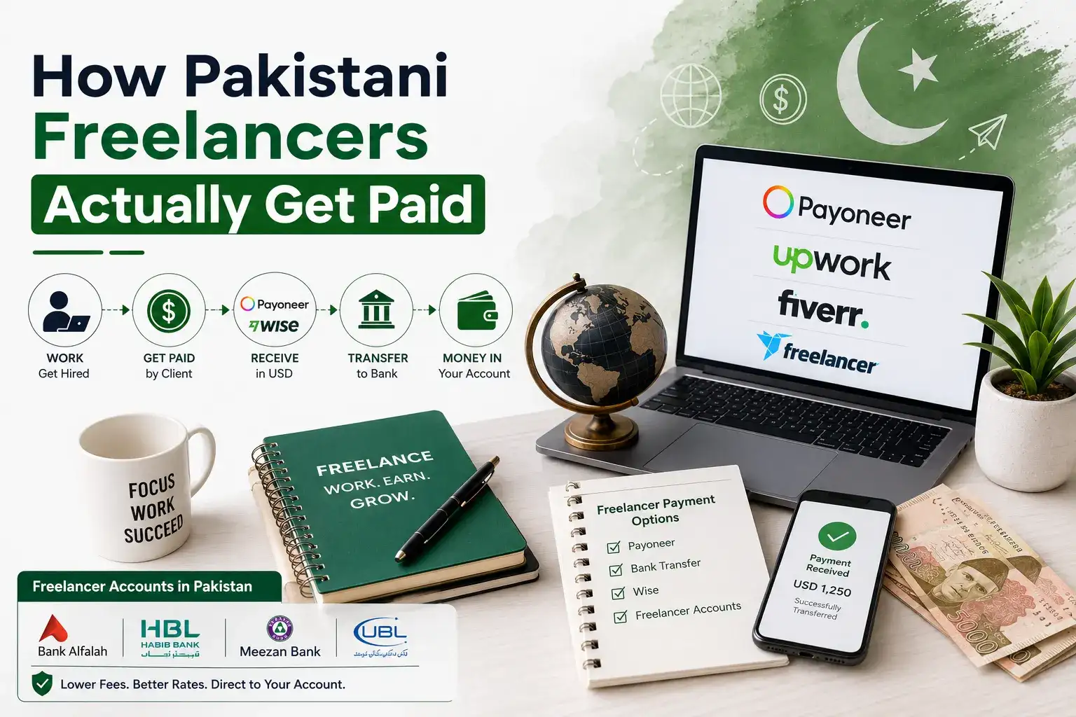 How Pakistani Freelancers Actually Get Paid