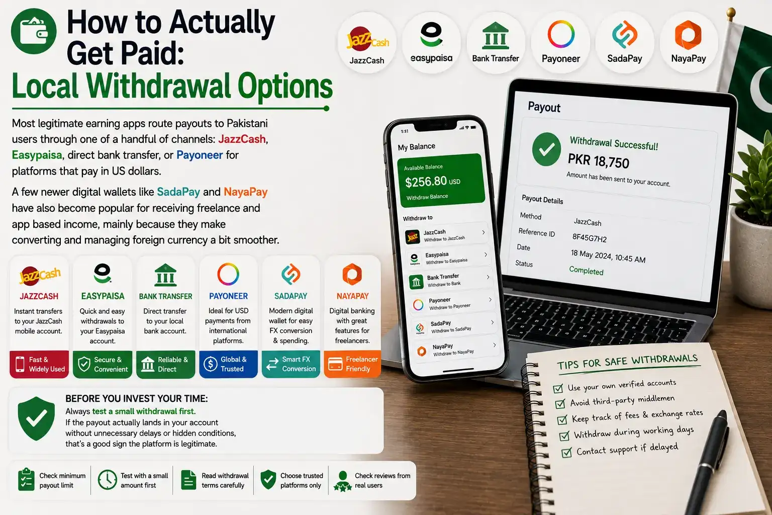 How to Actually Get Paid: Local Withdrawal Options