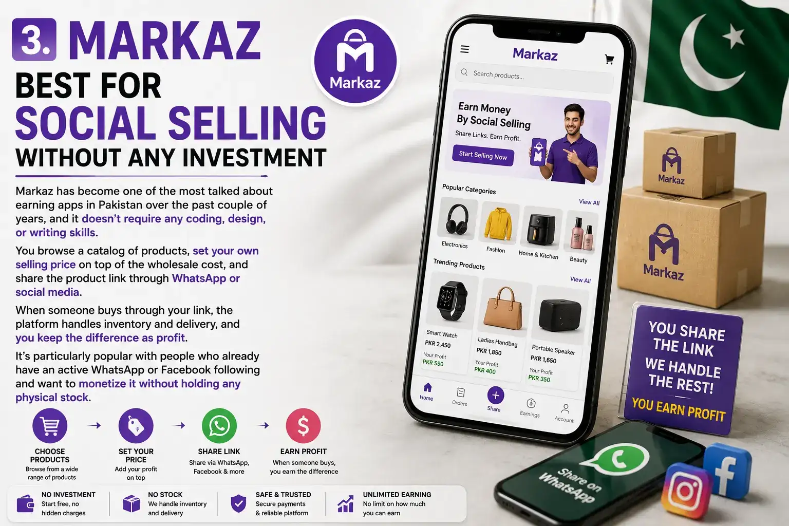 Markaz — Best for Social Selling Without Any Investment
