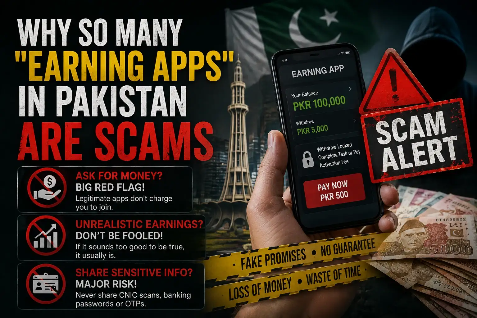 Why So Many "Earning Apps" in Pakistan Are Scams