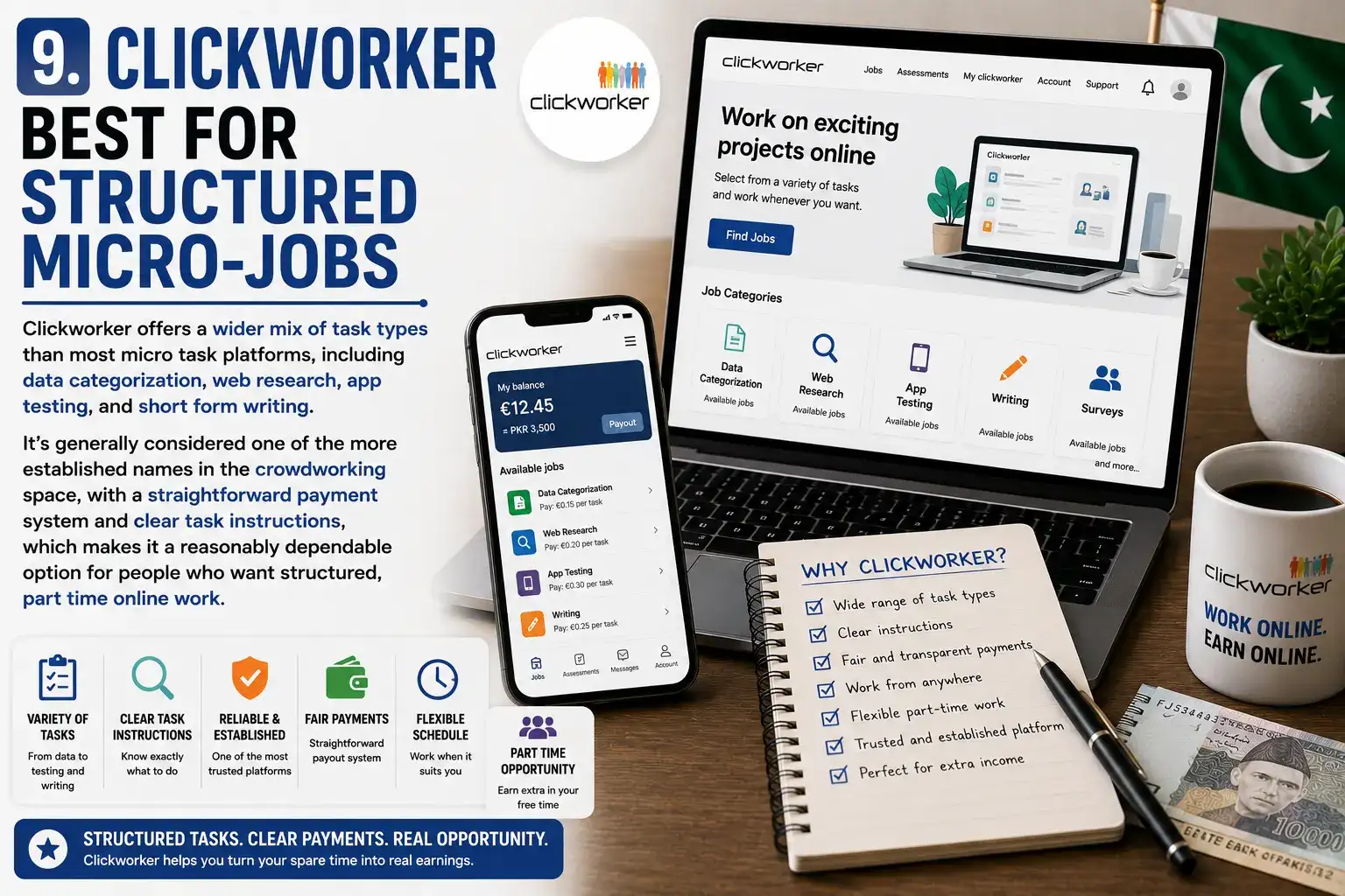 Clickworker — Best for Structured Micro Jobs