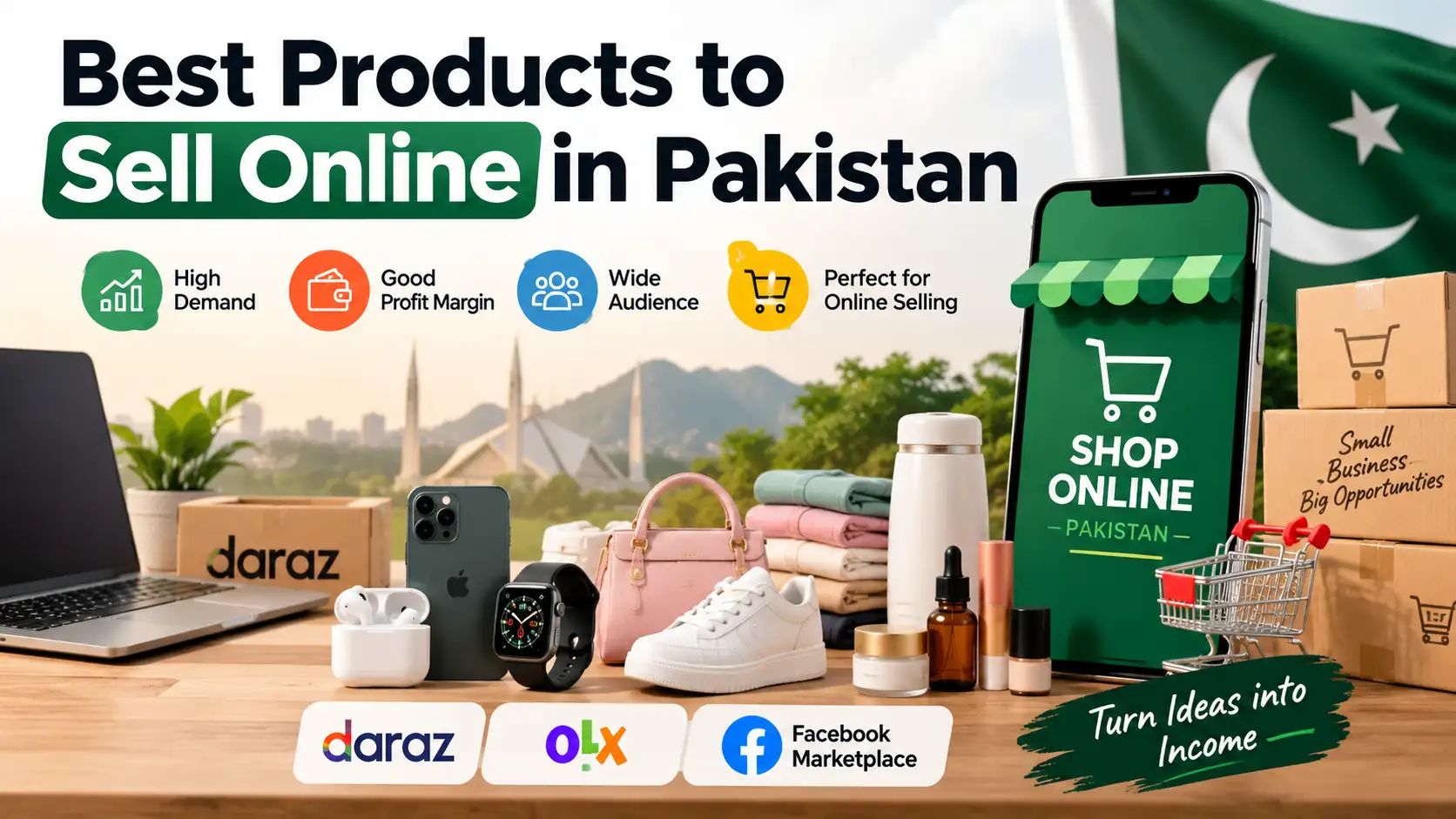 Best Products to Sell Online in Pakistan