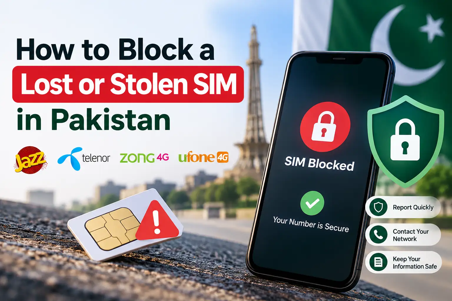 How to Block a Lost or Stolen SIM in Pakistan