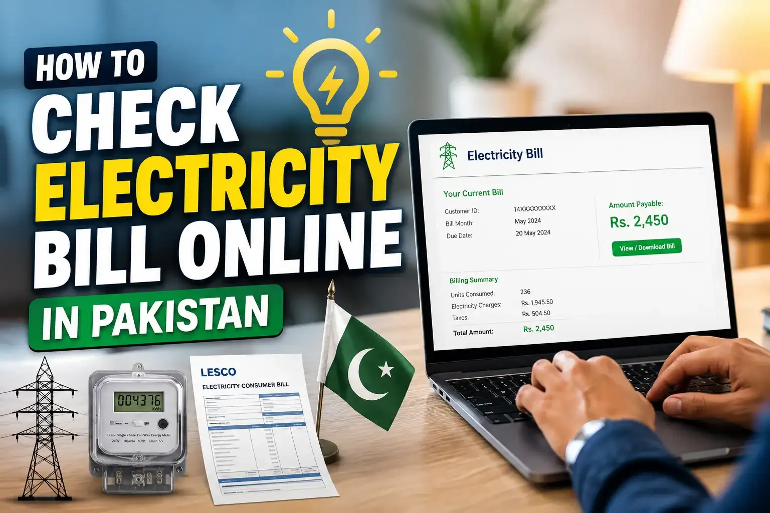 How to Check Electricity Bill Online in Pakis