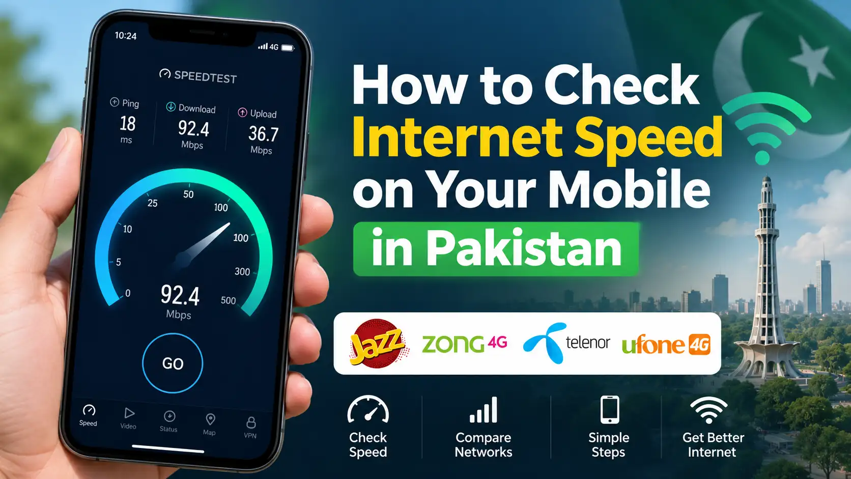 How to Check Internet Speed on Your Mobile in Pakistan