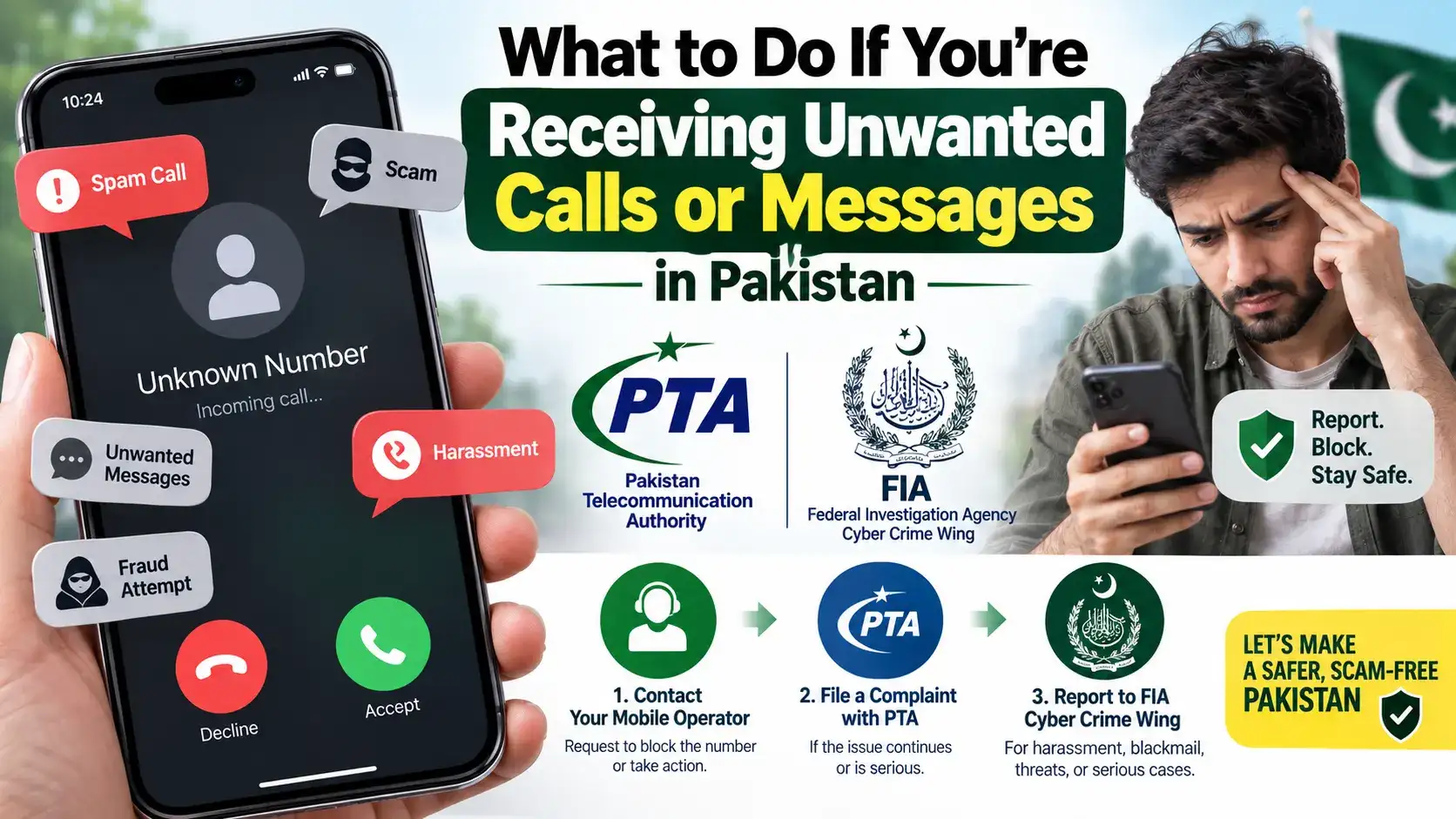 What to Do If You're Receiving Unwanted Calls or Messages