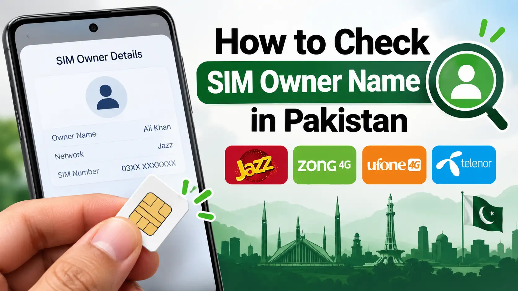 How to Check SIM Owner Name in Pakistan