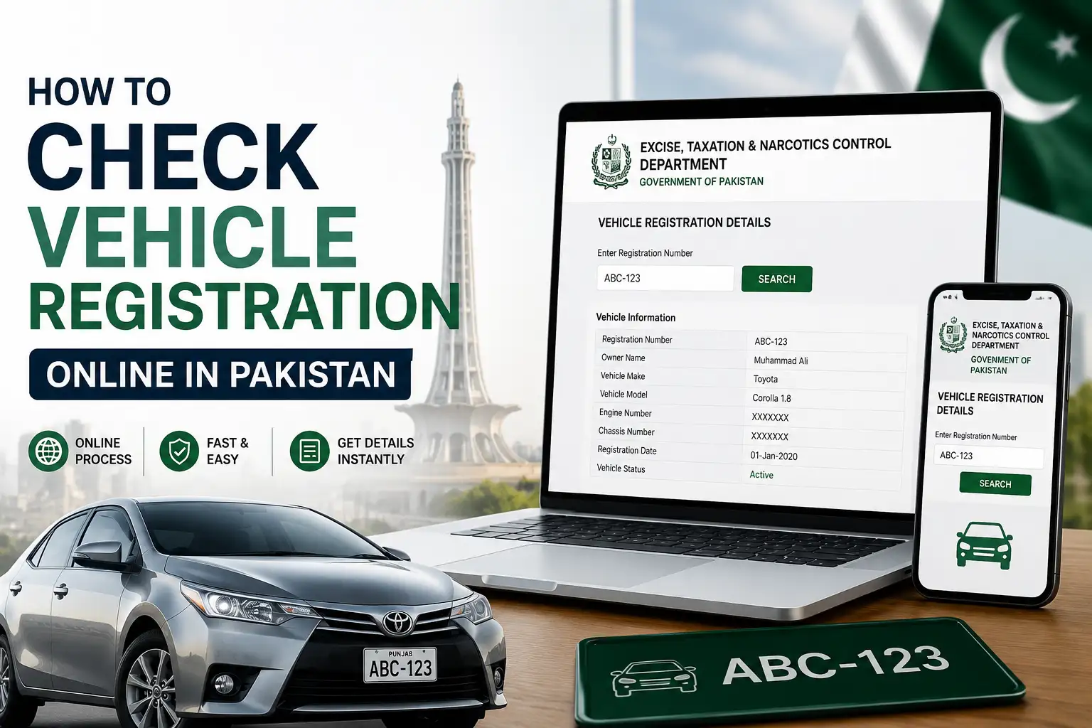 How to Check Vehicle Registration Online in P