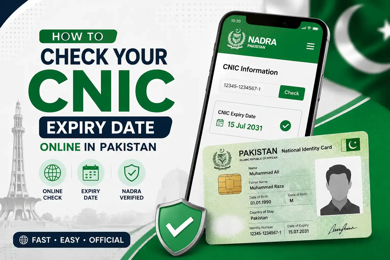 How to Check Your CNIC Expiry Date Online in Pakistan