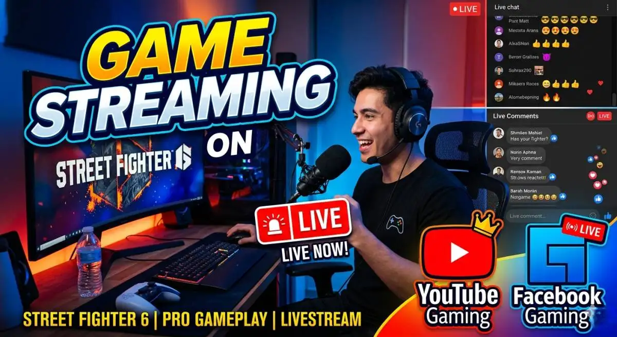 Game Streaming on YouTube and Facebook