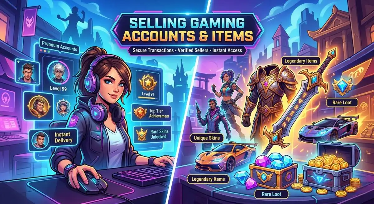 Selling Gaming Accounts and Items