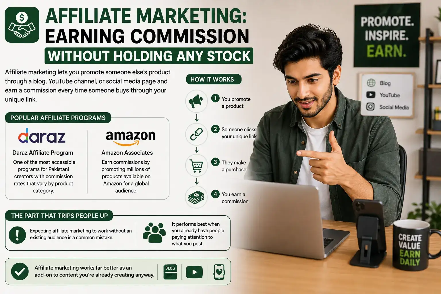 Affiliate Marketing: Earning Commission Without Holding Any Stock