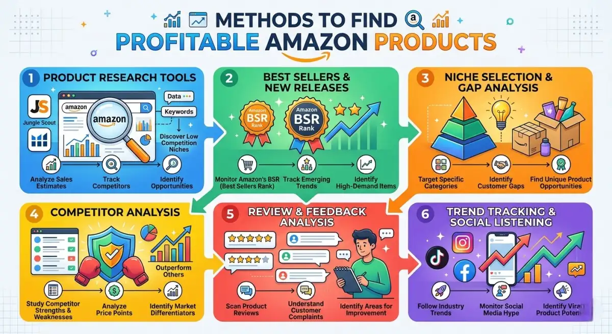 Methods to Find Profitable Amazon Products
