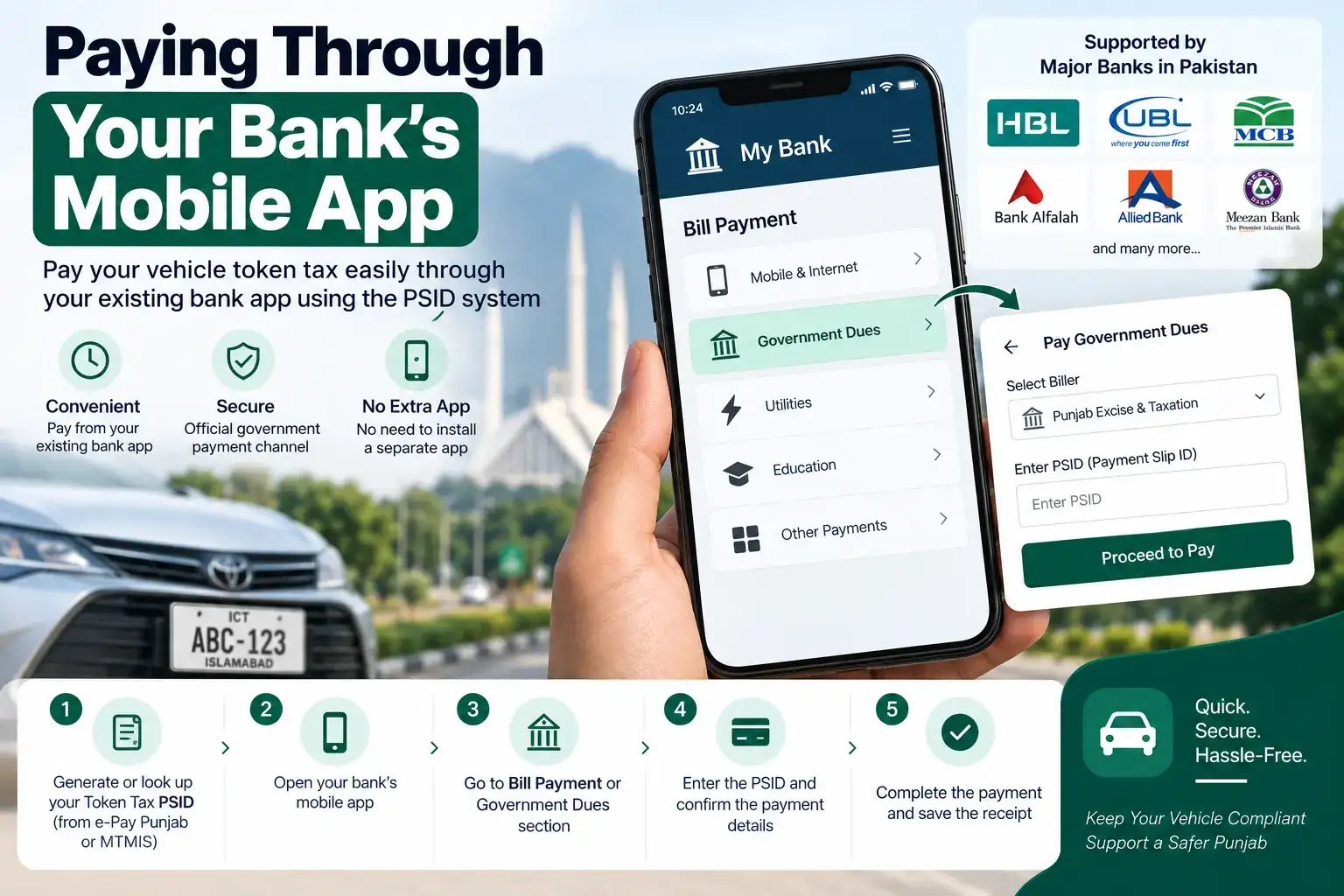 Paying Through Your Bank's Mobile App