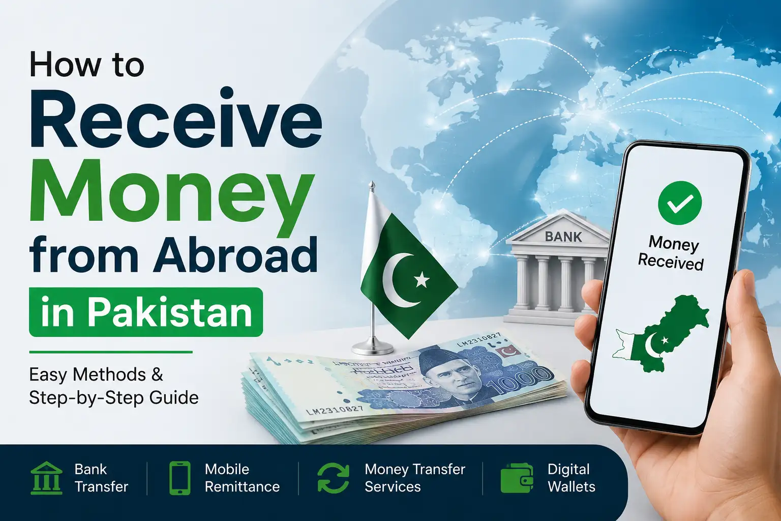 How to Receive Money from Abroad in Pa
