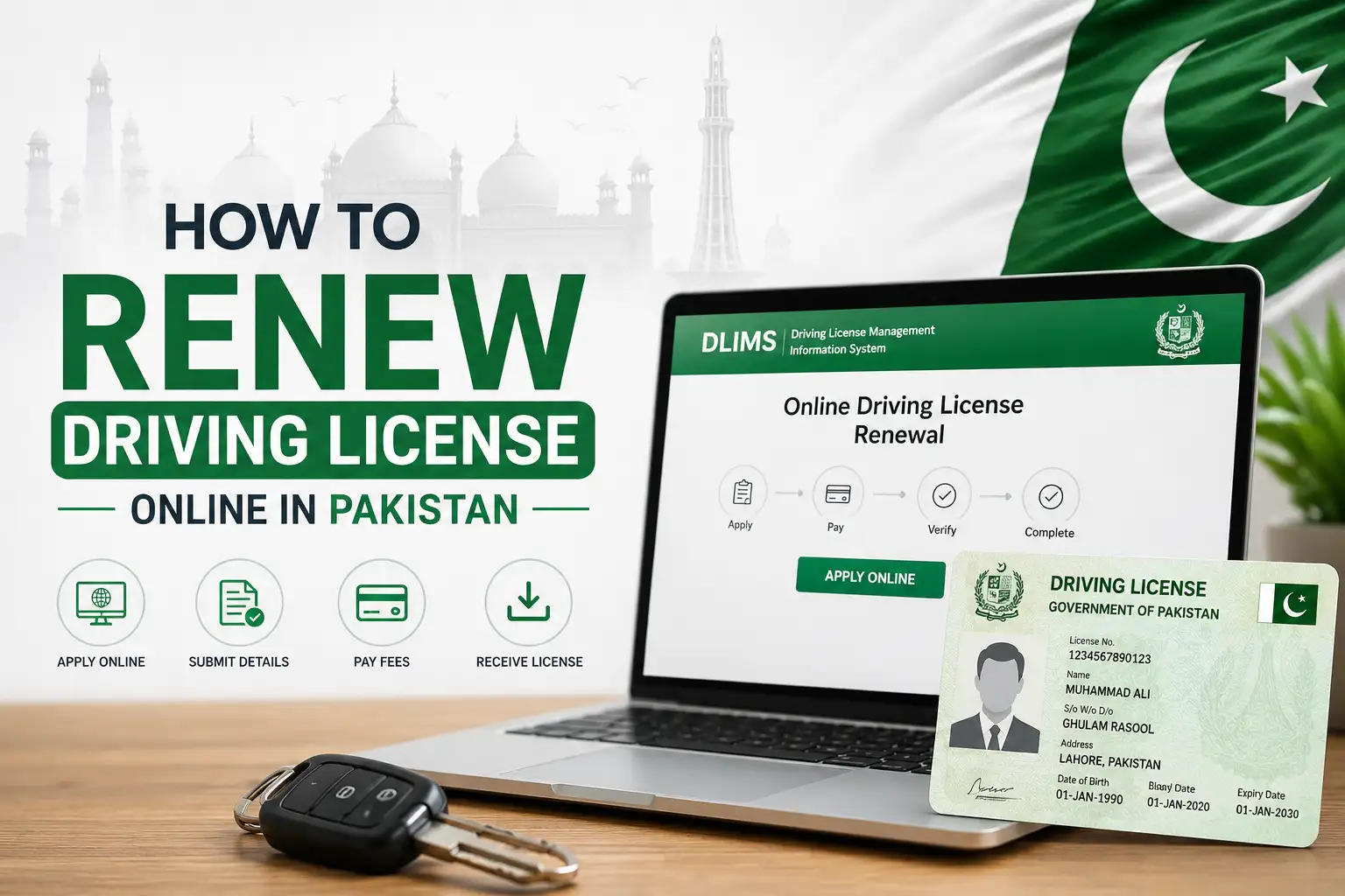 How to Renew Driving License Online in Pakistan