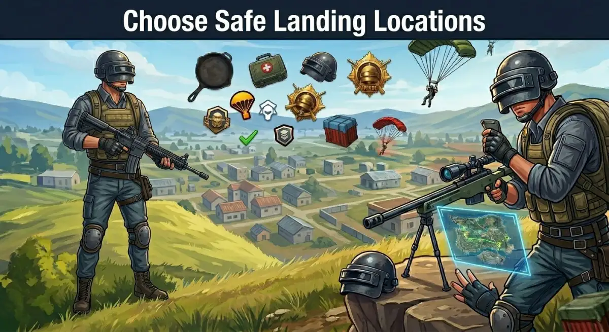Choose Safe Landing Locations