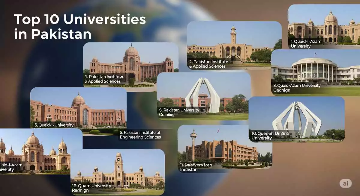 Top 10 Universities in Pakistan