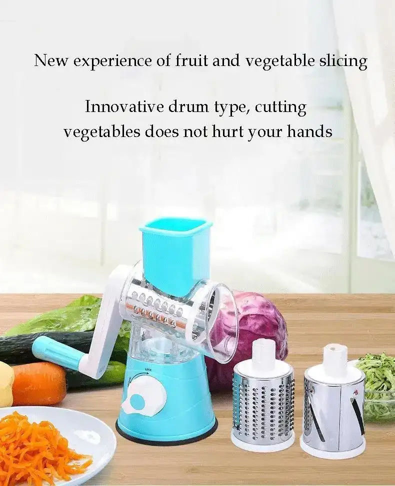 1 Pc Easy Grip Multi Color Vegetable Cutter - Versatile Kitchen Tool