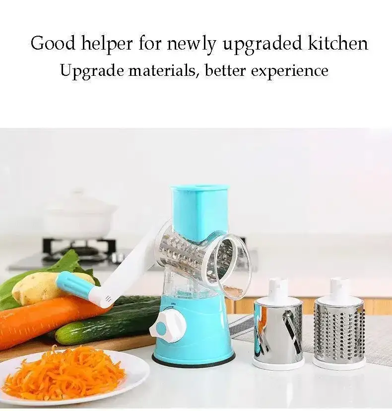 1 Pc Easy Grip Multi Color Vegetable Cutter - Versatile Kitchen Tool