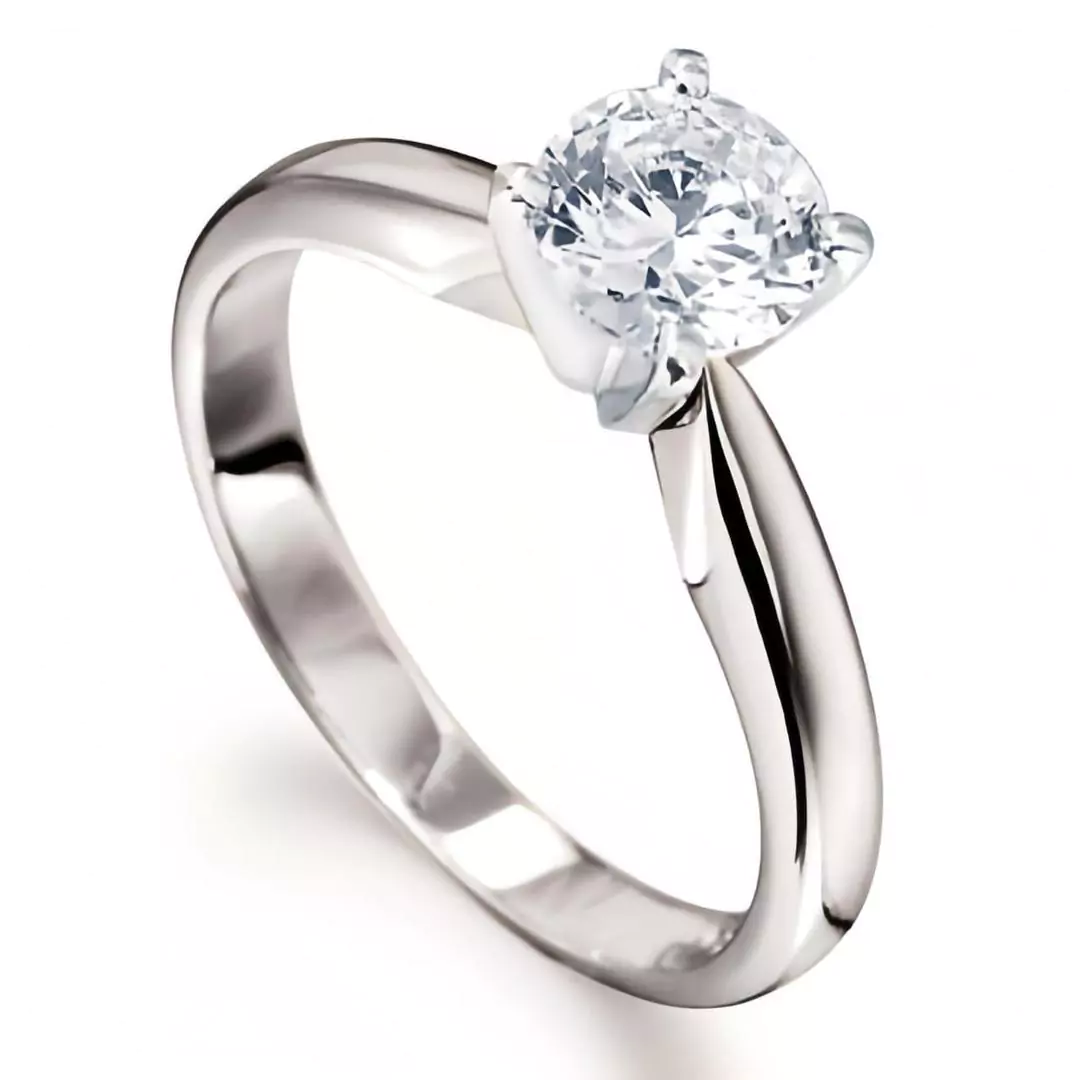 1 Pc Modern Design Crystal Charm Ring For Women