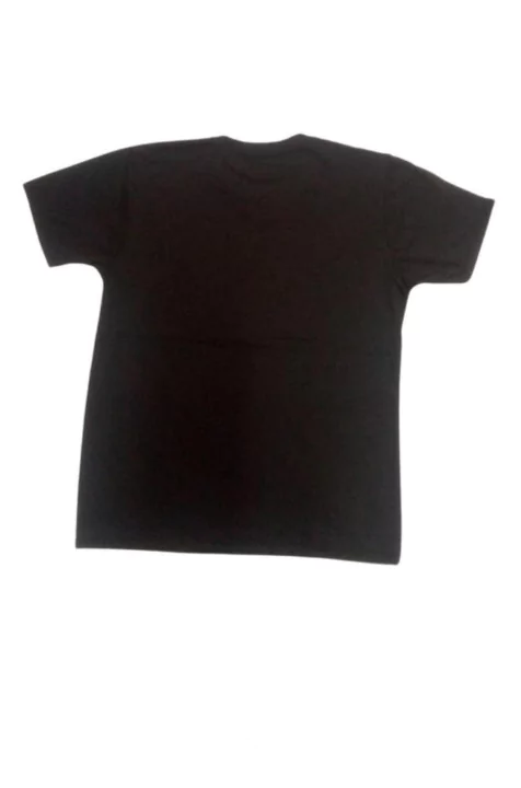 1 Pc Printed Cotton T Shirt Black