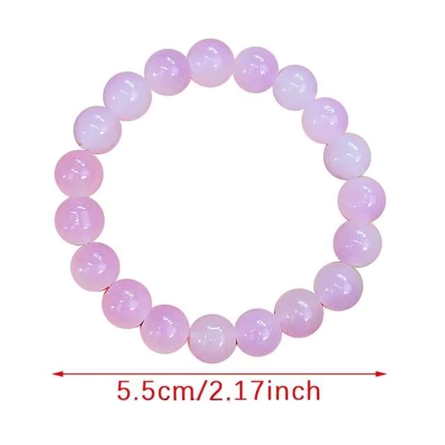 1 Pcs Bead Bracelet Purple