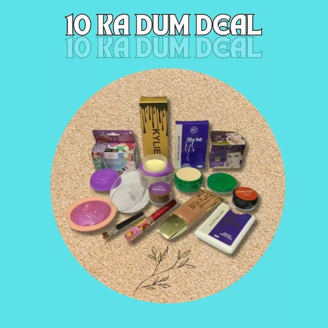 10 in 1 Complete Makeup Deal Bun