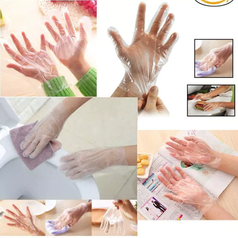 100 Pcs Disposable Gloves Pack