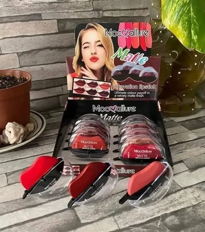 12 Pcs High Pigmented Multicolor Lipstick Set