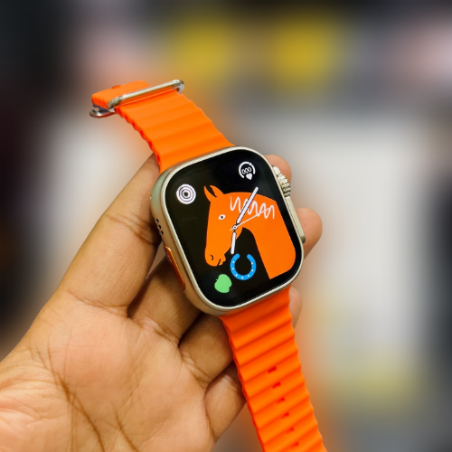 Ultra 8 watch with Apple logo