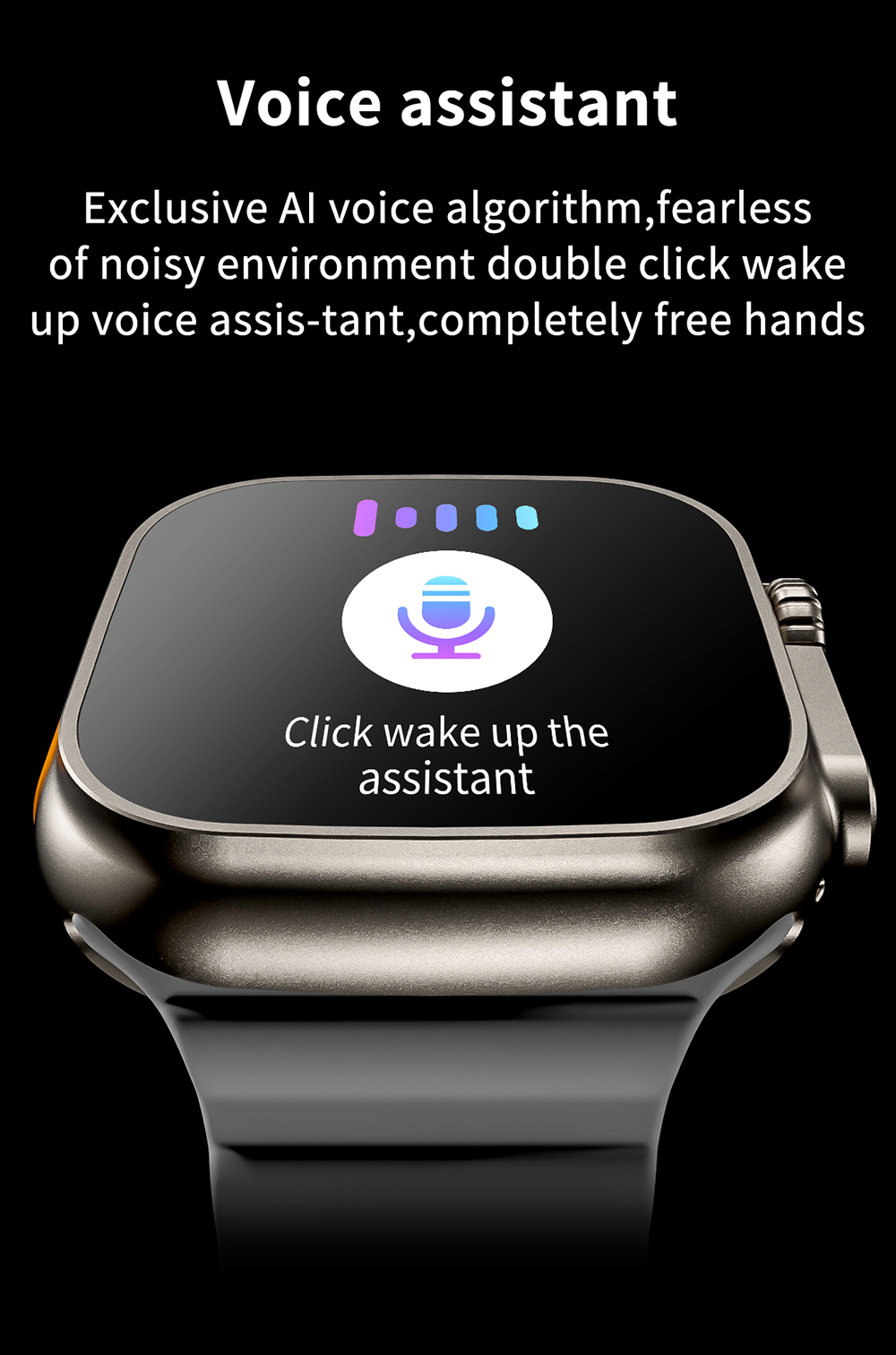 Ultra 8 watch with Apple logo