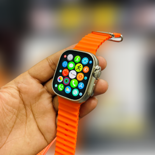 Ultra 8 watch with Apple logo
