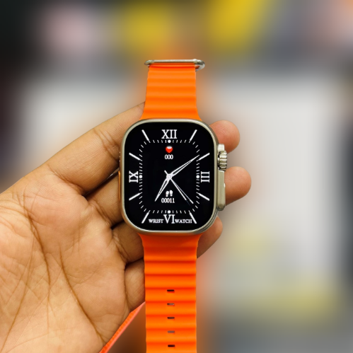 Ultra 8 watch with Apple logo