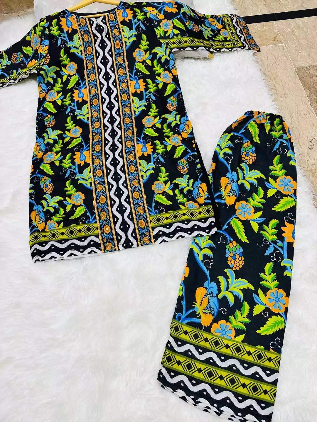 women stitched suits - 2 Pcs Women's Stitched Printed Co Ord Set VV521