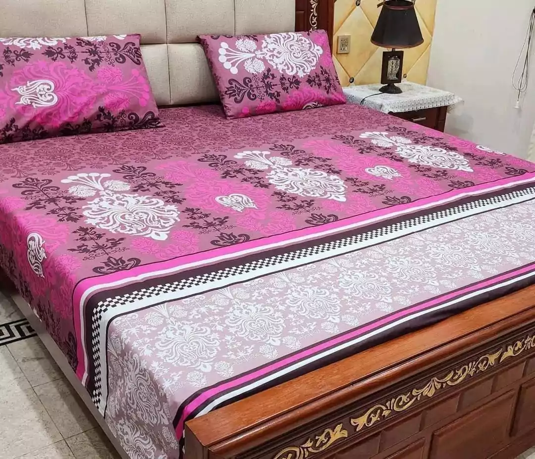 3 Pcs Cotton Printed King Size B