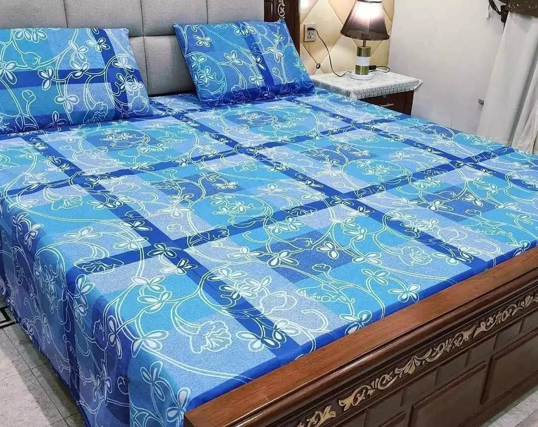 3 Pcs Cotton Printed King Size B