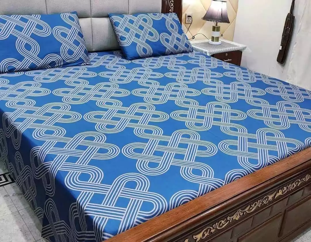 3 Pcs Cotton Printed King Size B
