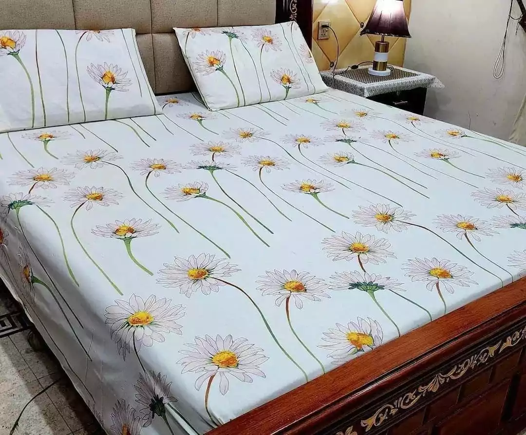 3 Pcs Cotton Printed King Size B