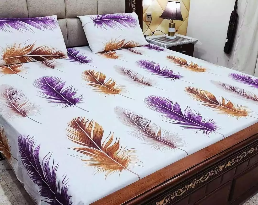3 Pcs Cotton Printed King Size B