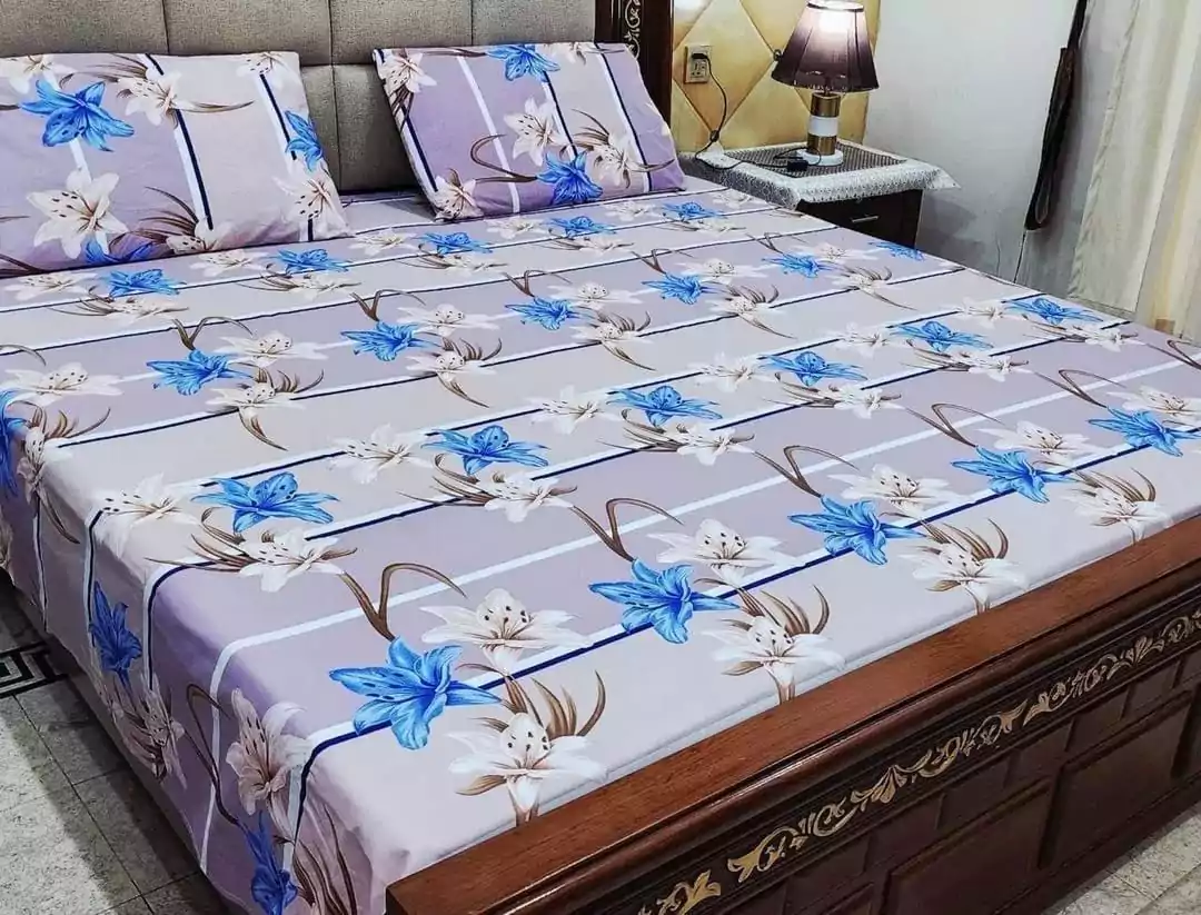 3 Pcs Cotton Printed King Size B