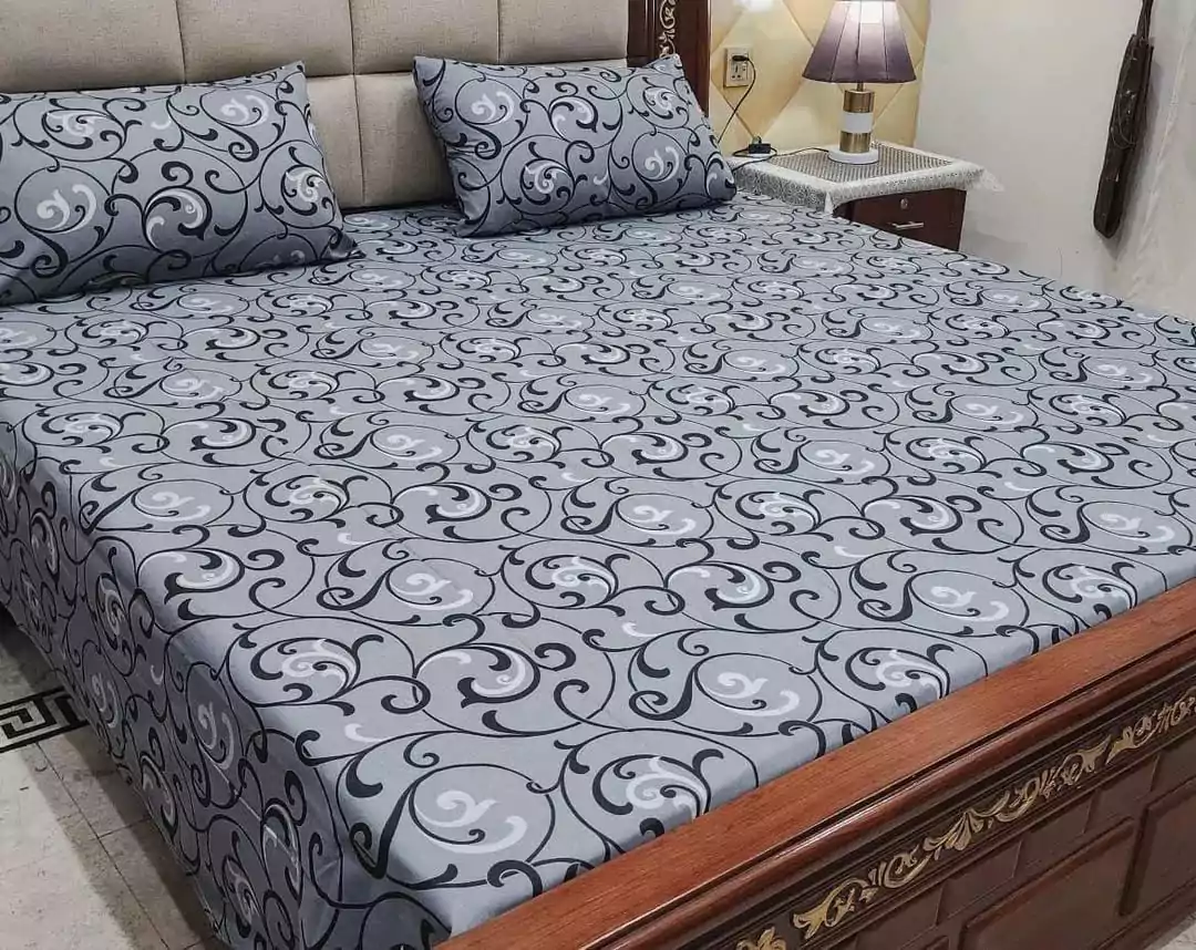3 Pcs Cotton Printed King Size B