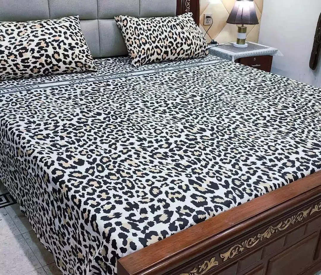 3 Pcs Cotton Printed King Size B