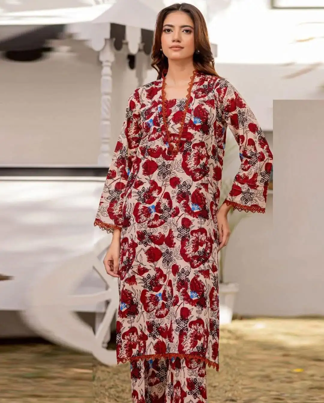 women unstitched suits - 3 Pcs Women's Unstitched Karandi Digital Print Suit VW16