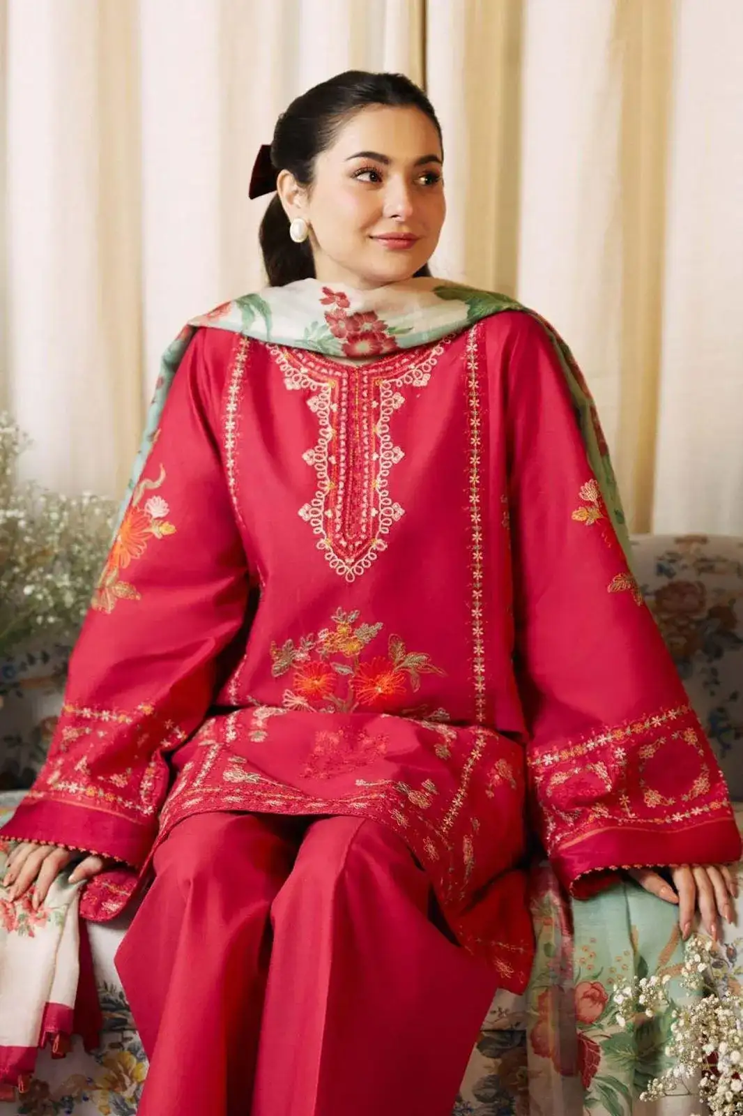 Women Embroidered Unstitched Suits – Embroidered Dresses