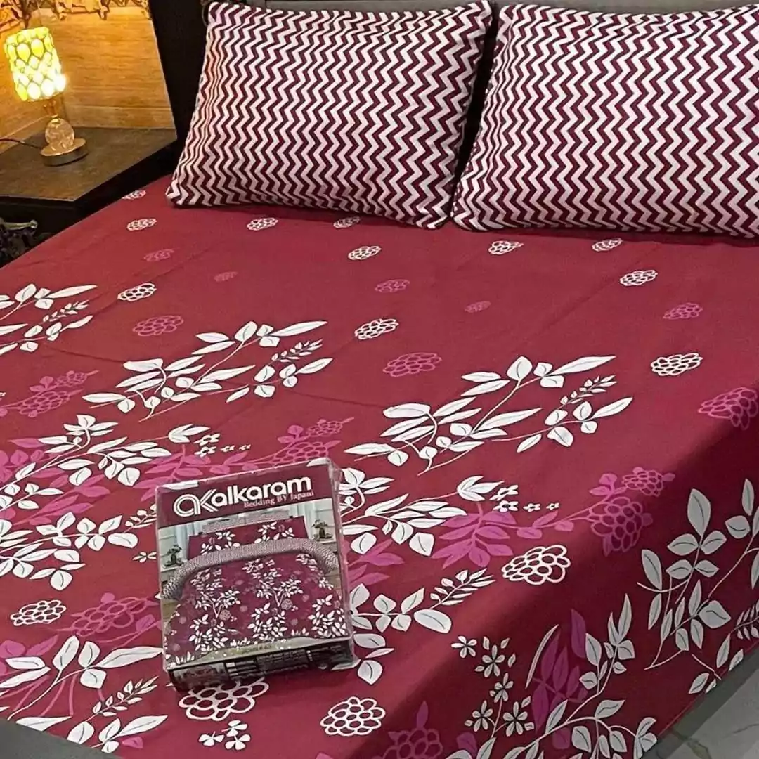 Alkaram 3 Pcs Mix Cotton Printed