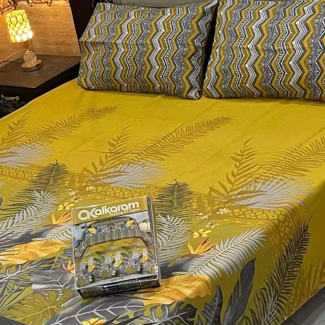 Alkaram 3 Pcs Mix Cotton Printed