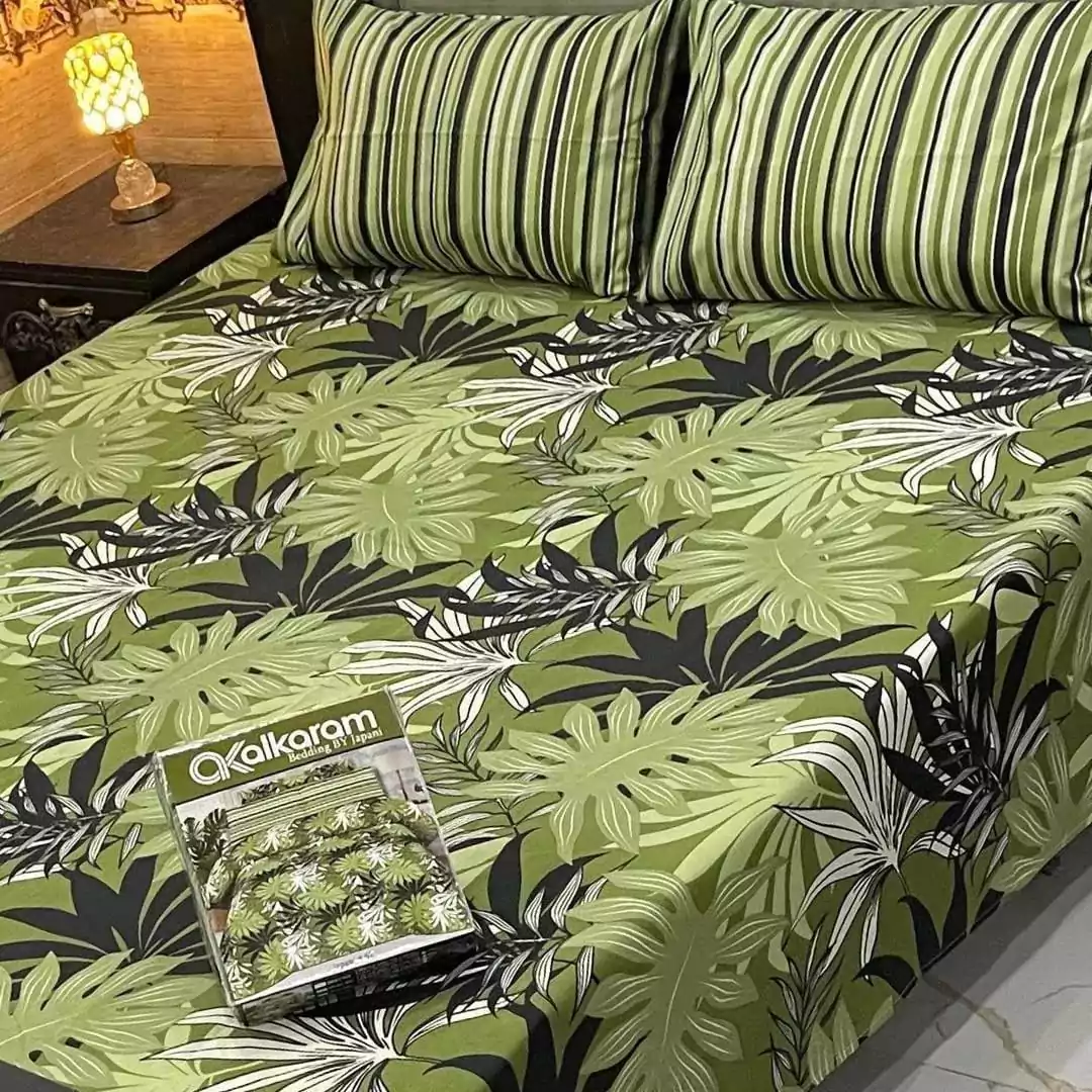 Alkaram 3 Pcs Mix Cotton Printed